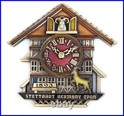 Awesome 3 USN Navy Chiefs Mess CPOA Challenge Coin Stuttgart Germany