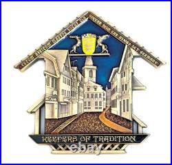 Awesome 3 USN Navy Chiefs Mess CPOA Challenge Coin Stuttgart Germany