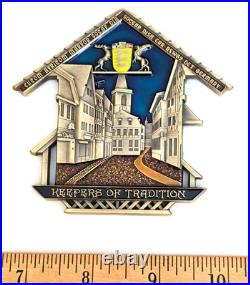 Awesome 3 USN Navy Chiefs Mess CPOA Challenge Coin Stuttgart Germany