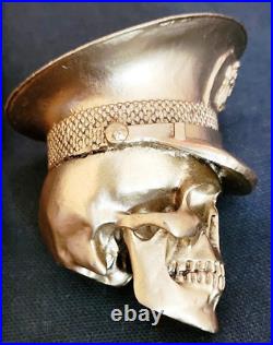 Awesome 3 USN Navy Chiefs Pride CPO Skull Challenge Coin Limited Edition Gold