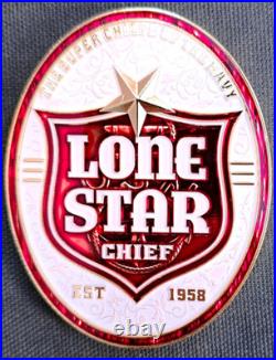 Awesome 3 USN Navy Chiefs Pride SCPO Challenge Coin Lone Star Super Chief