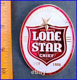 Awesome 3 USN Navy Chiefs Pride SCPO Challenge Coin Lone Star Super Chief