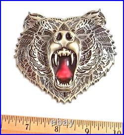 Awesome 3 USN Navy FCPO Pride Challenge Coin USS Kansas City (LCS-22) Bear