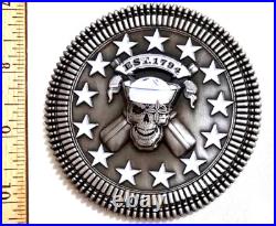 Awesome 3 USN Navy GM Rating Pride Challenge Coin Gunners Mate