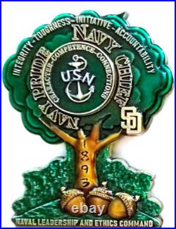 Awesome 4.5 USN Navy Chiefs Mess CPO Challenge Coin Golf Marker NLEC San Diego