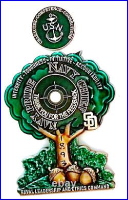 Awesome 4.5 USN Navy Chiefs Mess CPO Challenge Coin Golf Marker NLEC San Diego