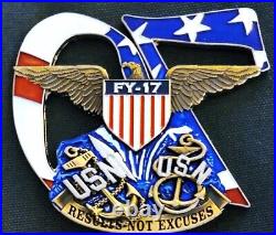 Awesome 4 Navy USN Chief CPO Pride Challenge Coin FY17 USS Carl Vinson (CVN-70)