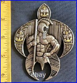 Awesome 4 Navy USN Chiefs CPO Pride Challenge Coin Hawaii Turtle Red
