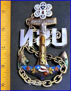Awesome 4 Navy USN Chiefs Pride CPO Challenge Coin Anchor