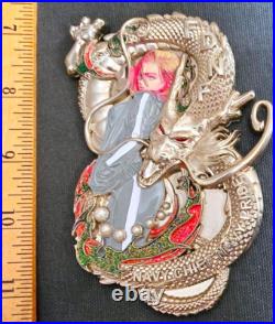 Awesome 4 Navy USN Chiefs Pride CPO Challenge Coin FDNF I'm not here to fight