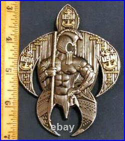 Awesome 4 Navy USN Chiefs Pride CPO Challenge Coin Hawaii Turtle