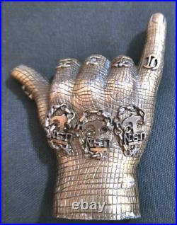 Awesome 4 Navy USN Chiefs Pride CPO Challenge Coin Shaka Heavy