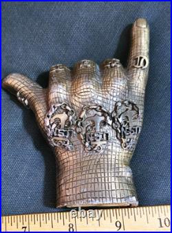 Awesome 4 Navy USN Chiefs Pride CPO Challenge Coin Shaka Heavy