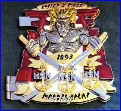 Awesome 4 Navy USN Chiefs Pride CPO Creed 2pc Challenge Coin MCAS Iwakuni Japan