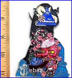 Awesome 4 USN Navy Chiefs Mess CPO Challenge Coin CNATT Atsugi Geisha