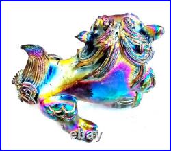 Awesome 4 USN Navy Chiefs Pride CPO Challenge Coin Standing Foo Dog AIMD