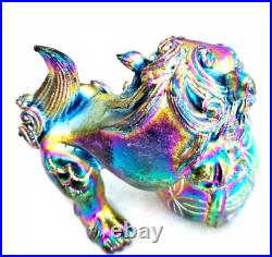 Awesome 4 USN Navy Chiefs Pride CPO Challenge Coin Standing Foo Dog AIMD