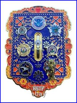 Awesome Chicago Strike Force 4 HSTF/FBI/DEA Challenge Coin