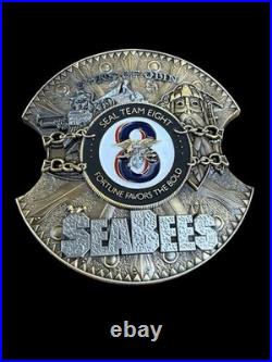 Awesome NSW Navy Seal Team 8 Seabees Challenge Coin