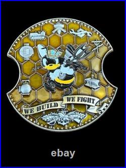 Awesome NSW Navy Seal Team 8 Seabees Challenge Coin