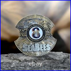 Awesome NSW Navy Seal Team 8 Seabees Challenge Coin Awesome NSW Navy Seal Team 8 Seabees Challenge Coin
