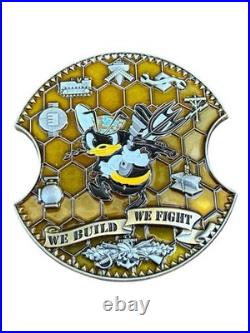 Awesome NSW Navy Seal Team 8 Seabees Challenge Coin