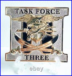 Awesome Navy SEAL Teams Task Force III Challenge Coin