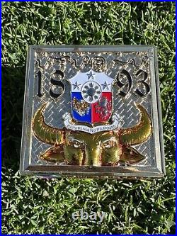 Awesome Navy USN Challenge Coin Filipino American Chief Mess Coin