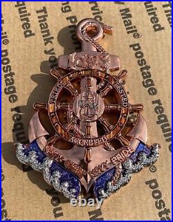 Awesome Navy USN Chiefs Pride CPO Challenge Coin Okinawa
