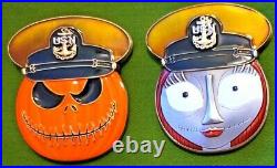 Awesome Pair of 2.5 USN Navy Chief Pride CPO Challenge Coins Pumpkins Class 128