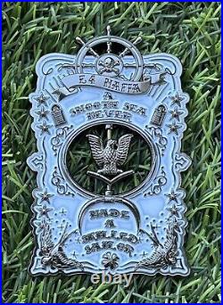Awesome USN Petty Officer Third Class Pride El Tres Spinner Challenge Coin