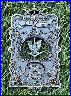 Awesome USN Petty Officer Third Class Pride El Tres Spinner Challenge Coin