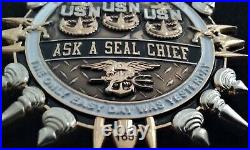 BAD@SS #165 US Navy SEAL CPO Chief Petty Officer NSW SOCOM NSWC Challenge Coin