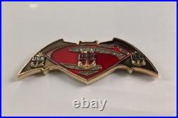 Batman vs Superman Navy Chief Petty Officer (CPO) Challenge Coin SER#056