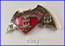 Batman vs Superman Navy Chief Petty Officer (CPO) Challenge Coin SER#056