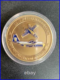 Blue Angels Demonstration Squadron US Navy and USMC Challenge Coin (rare) mint c