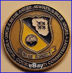 Blue Angels Flight Demonstration Sq Marine Top-3 Chief Mess Navy Challenge Coin