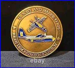 Blue Angels Flight Demonstration Squadron Navy & Marine Corps Challenge Coin