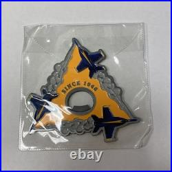 Blue Angels U. S. Navy Large Triangle Bottle Opener Challenge Coin
