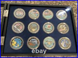 Bradford Exchange US Navy Challenge Coin Set collection