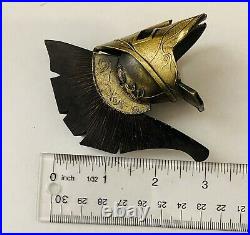 Brand New-US Navy SEAL-DEVGRU-NSW-SOCCENT-Gold&Black Version-Spartan Helmet Coin