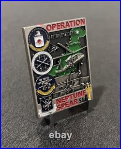CHALLENGE COIN Operation Neptune Spear CIA FBI DOJ Navy SEALS JSOC Bin Laden