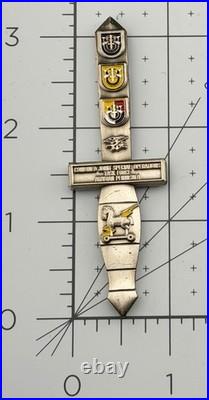 CJSOTF-AP OIF VII Dagger Challenge Coin Navy SEAL SF SOF Iraq 2009-2010