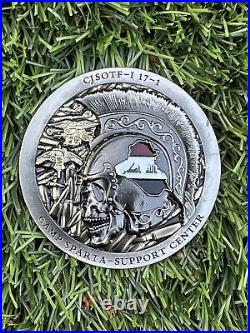 CJSOTF-I 17-1 Iraq Special Operations Task Force, Camp Sparta Challenge Coin