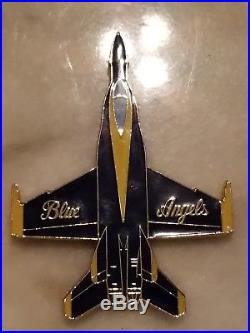 CPO Navy Chief Military Blue Angels/Men In Black Challenge Jet Coin
