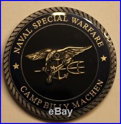 Camp Billy Machen Special Warfare SEALs Desert Training Navy Challenge Coin V3