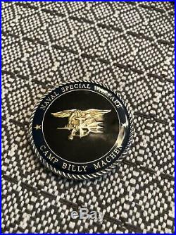 Camp Billy Machen Special Warfare SEALs Training Navy Challenge Coin VHTF
