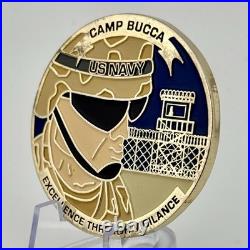 Camp Bucca Iraq NPDB-3 US Navy Challenge Coin OIF 2007-2008 GWOT