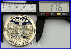 Camp Bucca Iraq NPDB-3 US Navy Challenge Coin OIF 2007-2008 GWOT