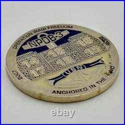 Camp Bucca Iraq NPDB-3 US Navy Challenge Coin OIF 2007-2008 GWOT